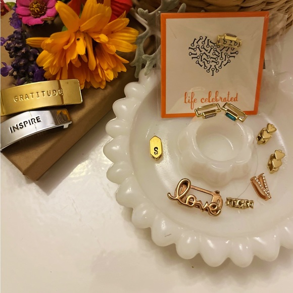 KEEP Collective Amethyst & Gold Slide Charm - Picture 3 of 4